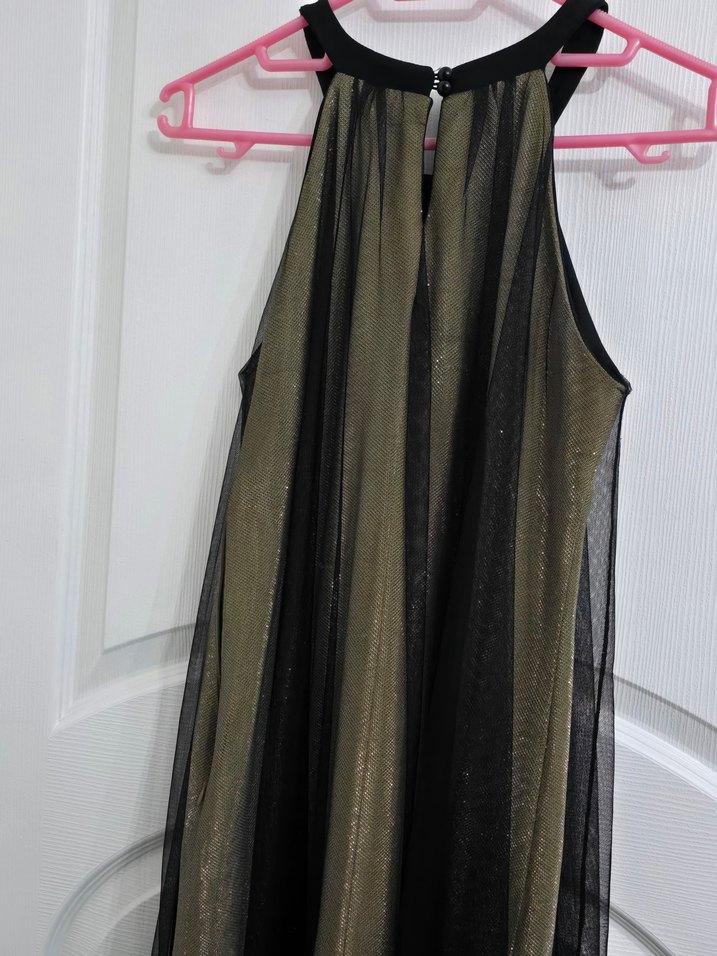 Taşlı Tüllü Kadın Abiye Elbise - Görsel 3