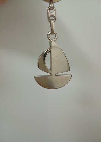 Minimalist Yelkenli Anahtarlık - Görsel 5