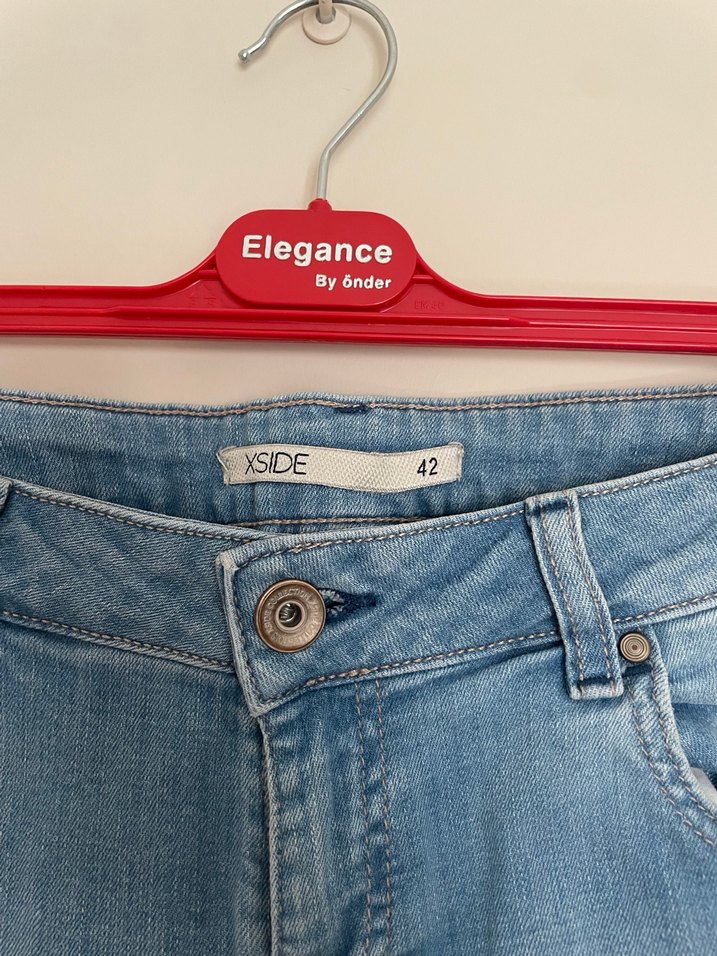 Mavi Mini Kadın Denim Şort - Görsel 2