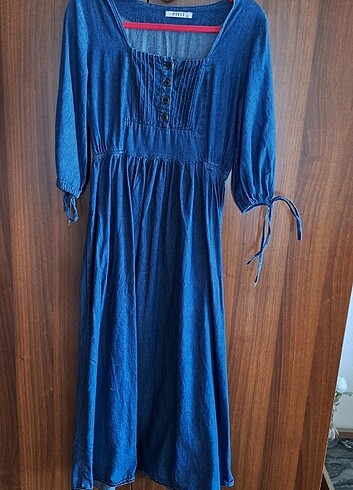 Kot midi elbise