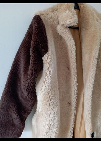 42 Beden camel Renk Peluş kürk