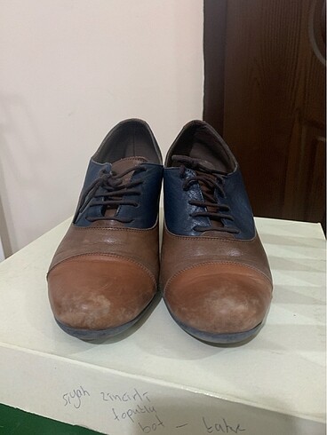 37 Beden kahverengi Renk Cok renklı topuklu ayakkabı