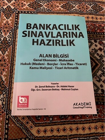 Bankacılık sınavlarına hazırlık kitabı