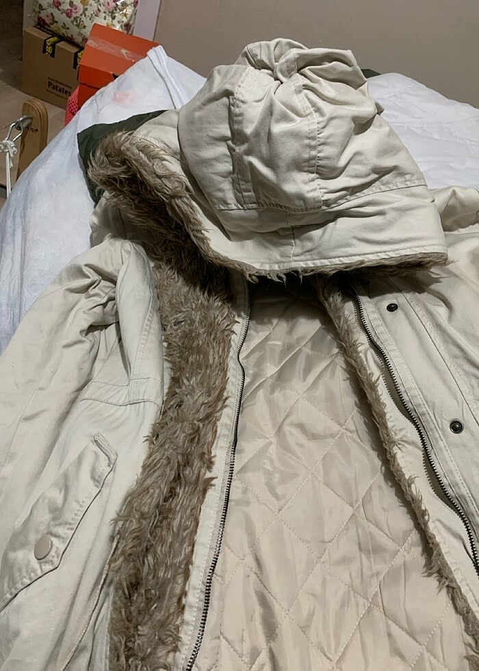 Koton Krem Mont - Görsel 3