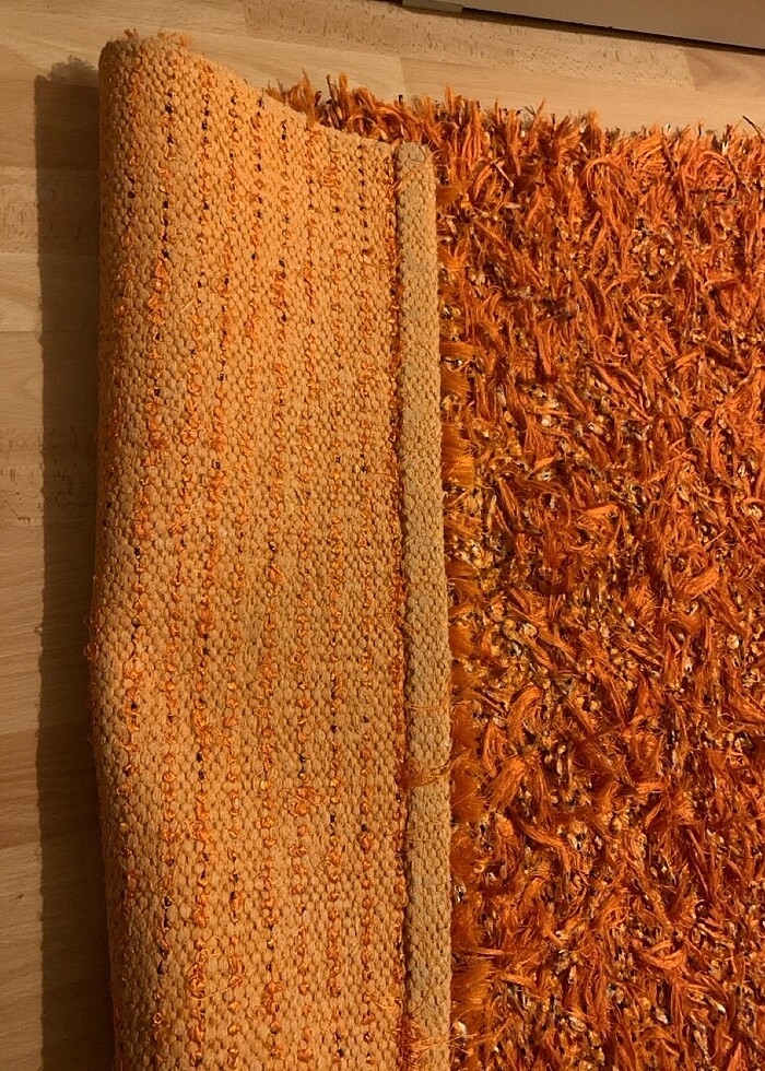 Turuncu çocuk genç odası halısı - Görsel 3