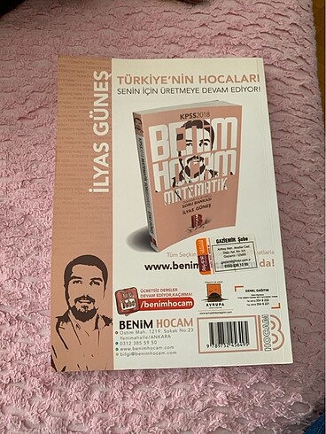  Benim Hocam Matematik sınav kitabı