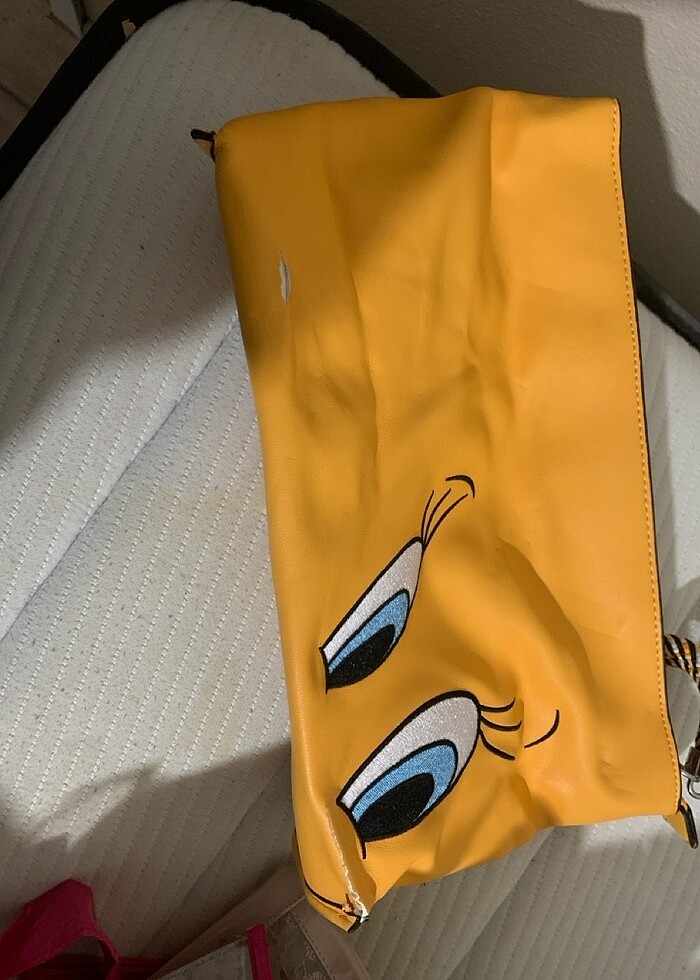 Zara tweety clutch çanta - Görsel 4