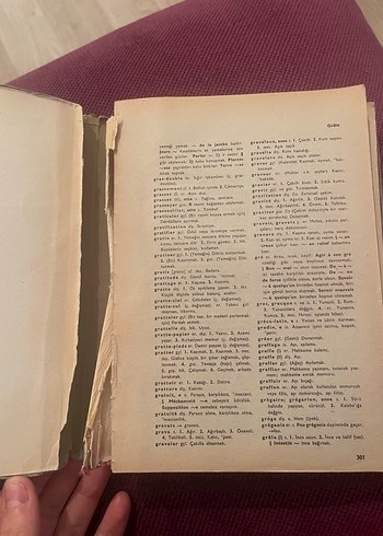 Eski Antika Fransızca-Türkçe Sözlük - Görsel 3