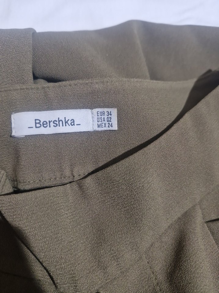 Bej Kadın Rahat Kesim Kumaş Pantolon - Görsel 3