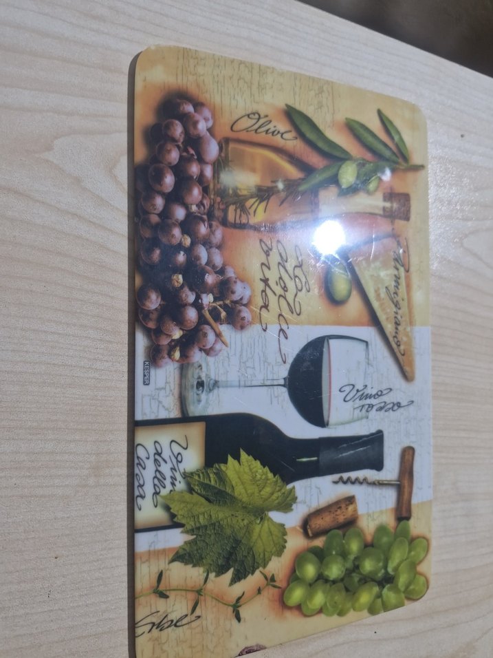 Kahverengi Üzüm ve Şarap Temalı Mouse Pad - Görsel 2