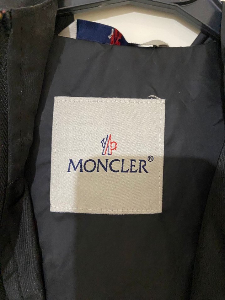 Siyah Fermuarlı Erkek Kapüşonlu Ceket beymen moncler marka - Görsel 3