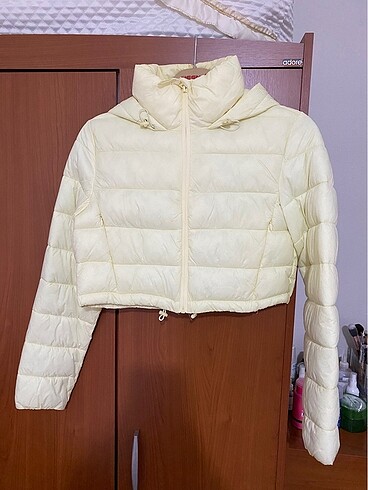 ZARA CROP ŞİŞME MONT