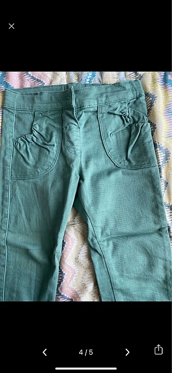 24-36 Ay Beden yeşil Renk Lcw kız çocuk pantolon
