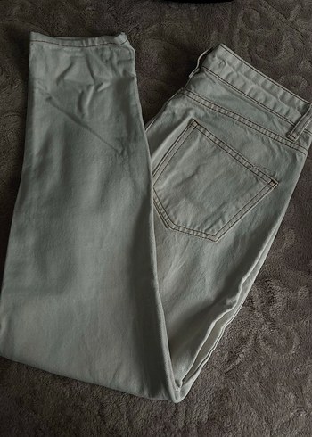 Bej Gri Midi Kot Pantolon - Görsel 3