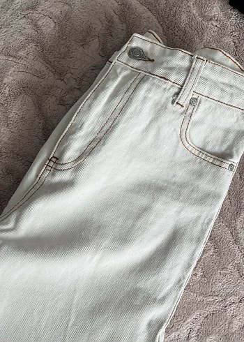 Bej Gri Midi Kot Pantolon - Görsel 2