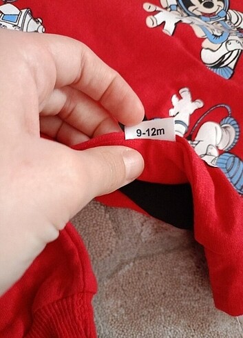 9-12 Ay Beden çeşitli Renk Bebek takımı unisex 