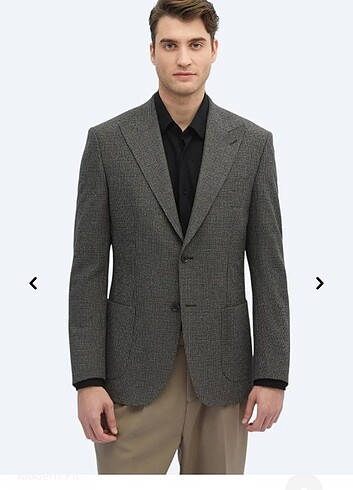 52 Beden kahverengi Renk Blazer ceket