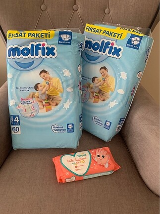 Molfix 4 beden bebek bezi