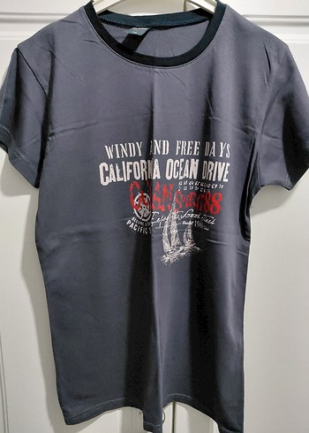 Gri Baskılı Kısa Kollu Erkek Pijama Takımı - Görsel 3