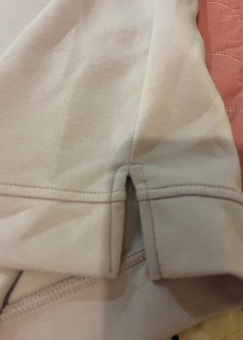 Lila renk kız çocuk modal kumaş sweatshirt - Görsel 7