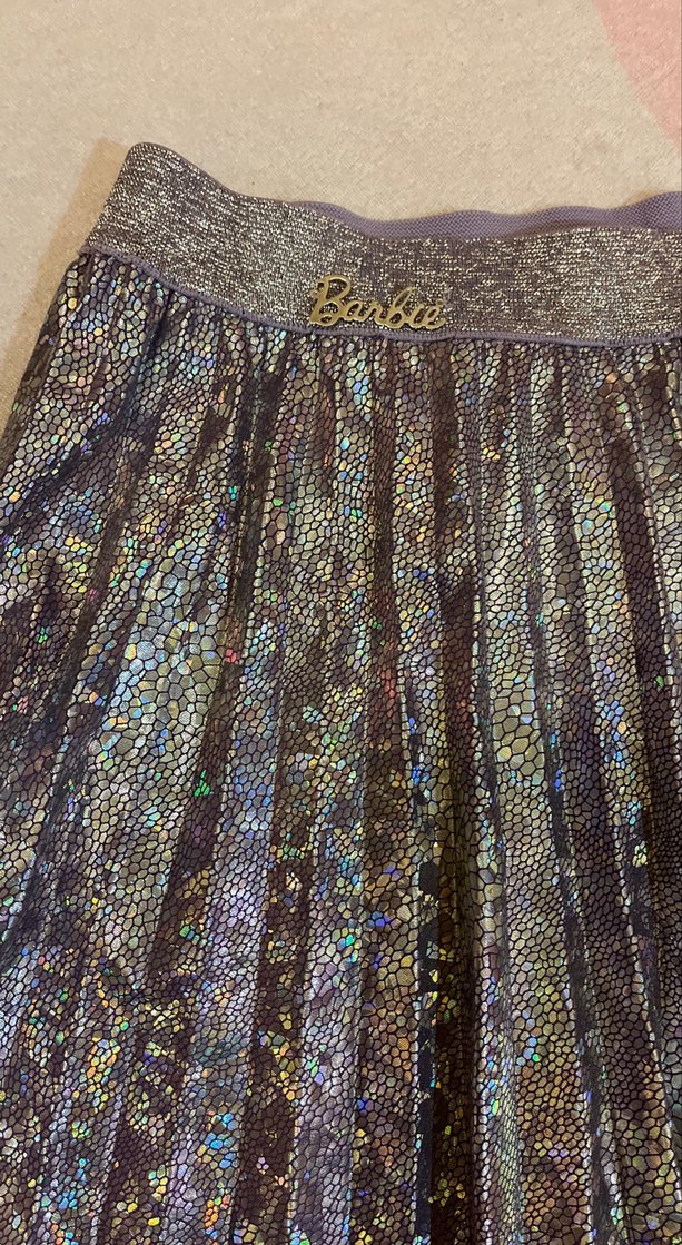 Parlak Desenli Kız Çocuk üst ve etek ikili takım - Görsel 4