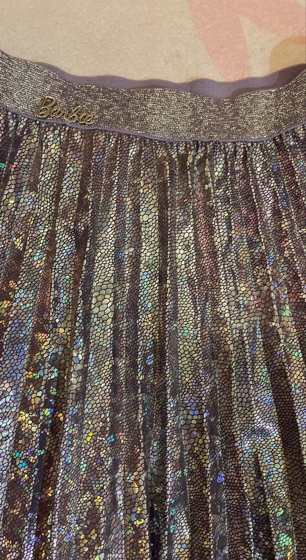 Parlak Desenli Kız Çocuk üst ve etek ikili takım - Görsel 5