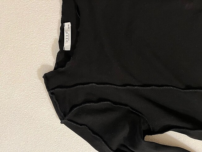 oxxo oxxo uzun kollu crop body