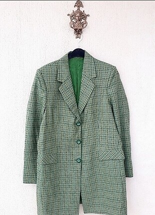 Vintage Yeşil Blazer 