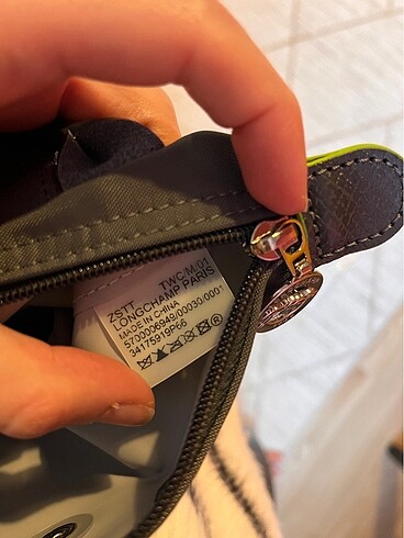  Beden gri Renk Longchamp Pouch Çanta