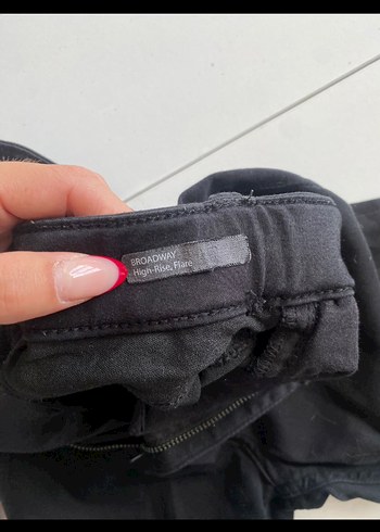 Mavi Jeans Siyah ispanyol paça pantolon