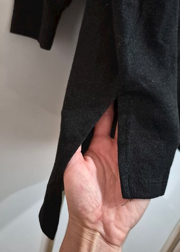 l Beden LC Waikiki Siyah Boğazlı İnce Triko Kazak