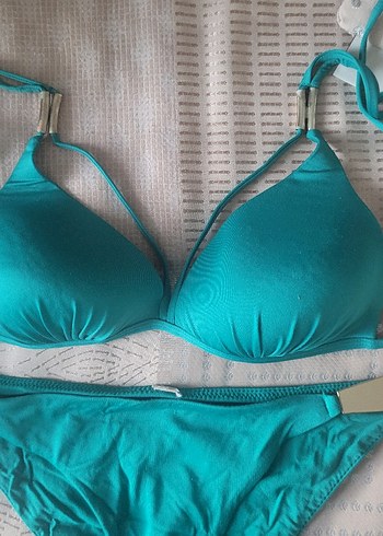 Parlak Turkuaz Kadın Bikini Takımı - Görsel 3