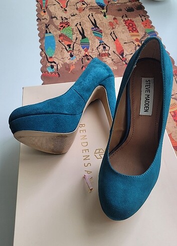 Steve Madden Harika Model Yüksek dolgu topuk Ayakabi