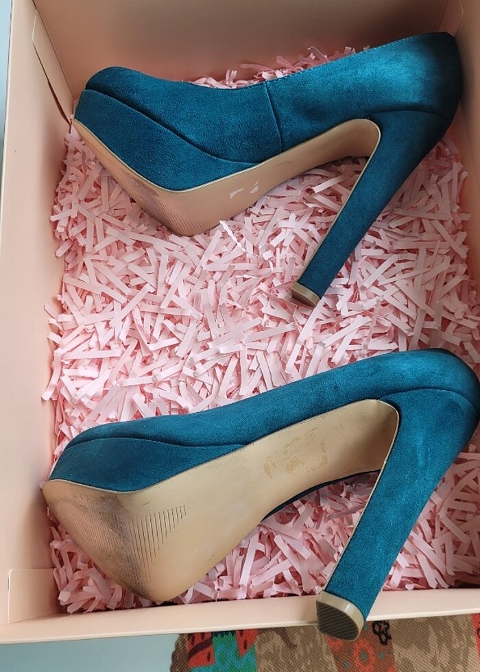 Harika Model Yüksek dolgu topuk Ayakabi - Görsel 5