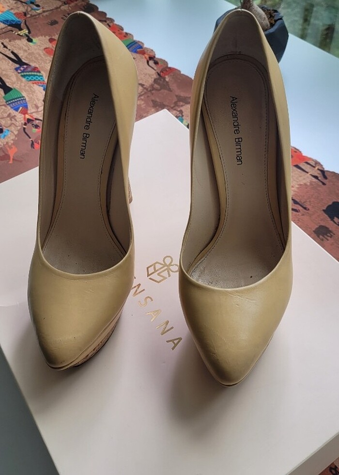 Yüksek DOLGU Topuk  Ayakkabı  - Görsel 4