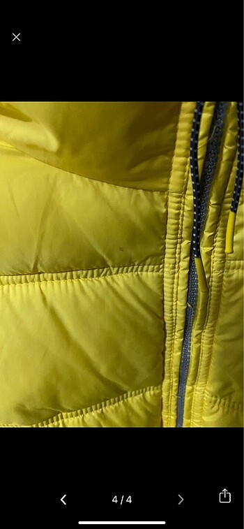 s Beden sarı Renk Pull bear mont
