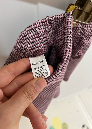 LCW Baby 24-36 Ay Bordo Gri Bebek Kıyafeti - Görsel 2