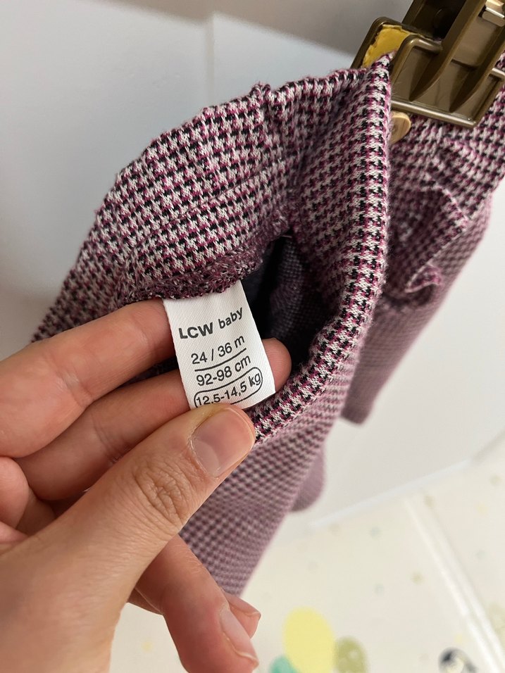 LCW Baby 24-36 Ay Bordo Gri Bebek Kıyafeti - Görsel 2