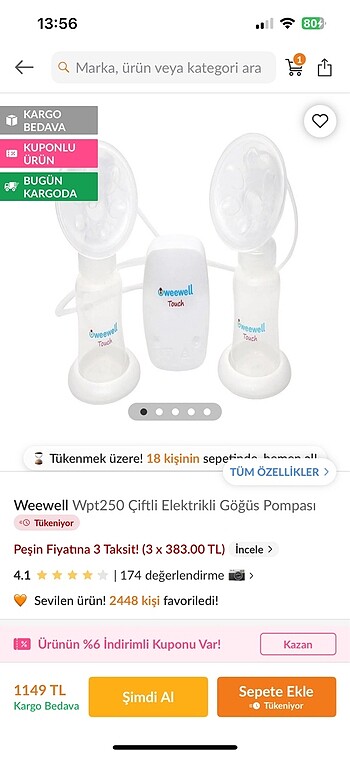 Süt sağma göğüs pompası