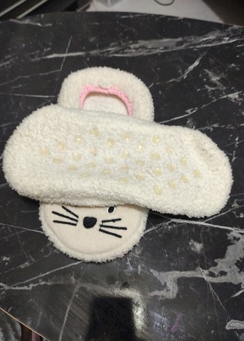 Kızlar için Pembe Nakışlı Sıcak Terlik 40 - Görsel 3