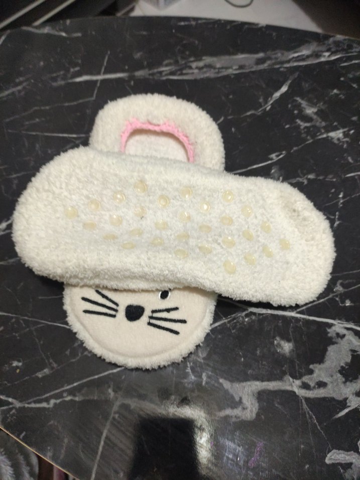 Kızlar için Pembe Nakışlı Sıcak Terlik 40 - Görsel 3