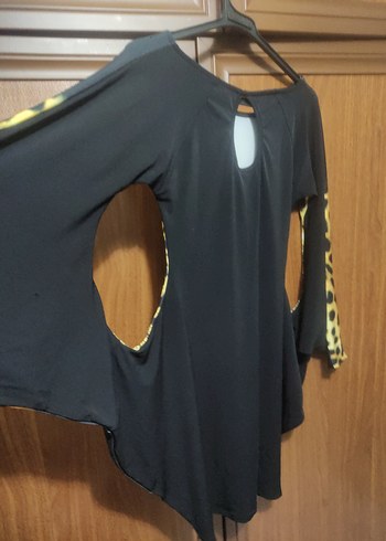 Leopar Desenli Kahverengi Kedi Giysisi - Görsel 4