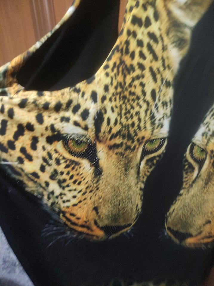 Leopar Desenli Kahverengi Kedi Giysisi - Görsel 5