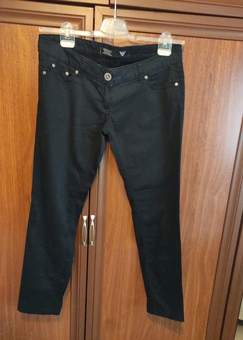 Armani Jeans Siyah Dar Paca Jean