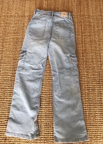 Mavi Rahat Kesim Kadın Denim Pantolon - Görsel 3