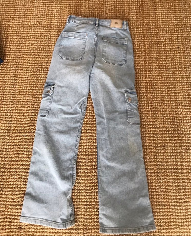 Mavi Rahat Kesim Kadın Denim Pantolon - Görsel 3