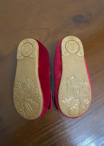 Kız Çocuk Kırmızı Fiyonk Detaylı Babet - Görsel 2