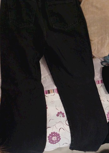 s Beden Siyah Kadın Denim Pantolon