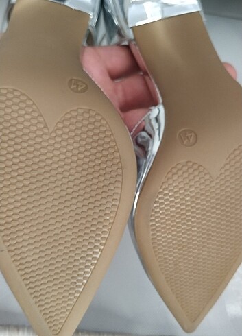 Catwalk gümüş aynalı ayakkabı - Görsel 9