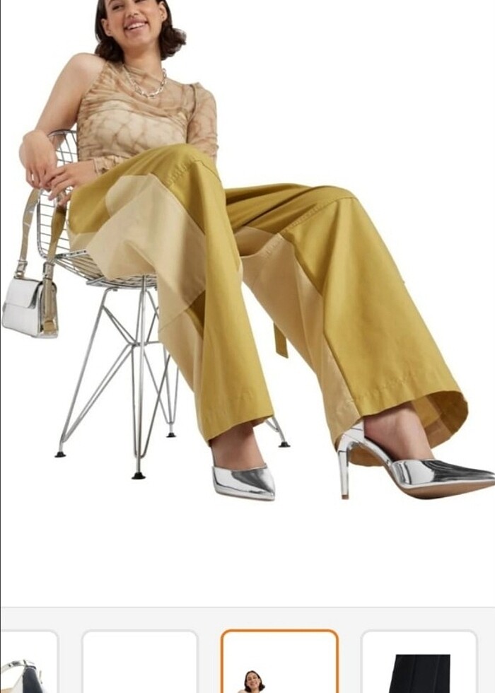 Catwalk gümüş aynalı ayakkabı - Görsel 4